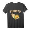Purrito Katze in Burrito Kawaii Mexikanisches Katzen T-Shirt – Lustiges Design für Katzen- und Burrito-Fans