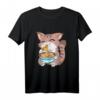 Japanisches Kawaii Anime Katze Ramen T-Shirt - Niedliches Motiv für Anime- und Katzenliebhaber