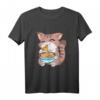 Japanisches Kawaii Anime Katze Ramen T-Shirt - Niedliches Motiv für Anime- und Katzenliebhaber