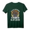 Echte Männer Haben Katzen Katzenliebhaber Katzenpapa T-Shirt - Lustiges Geschenk für Katzenfans und Katzenpapa