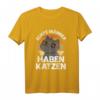 Echte Männer Haben Katzen Katzenliebhaber Katzenpapa T-Shirt - Lustiges Geschenk für Katzenfans und Katzenpapa