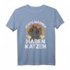 Echte Männer Haben Katzen Katzenliebhaber Katzenpapa T-Shirt - Lustiges Geschenk für Katzenfans und Katzenpapa