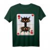 KARTENSPIEL HERZDAME KÖNIGIN KATZE T-Shirt - Perfekt für Katzenbesitzerinnen und Kartenspiel-Fans, Liebe zur Katze und Spielspaß