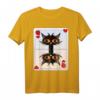 KARTENSPIEL HERZDAME KÖNIGIN KATZE T-Shirt - Perfekt für Katzenbesitzerinnen und Kartenspiel-Fans, Liebe zur Katze und Spielspaß