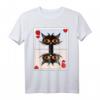 KARTENSPIEL HERZDAME KÖNIGIN KATZE T-Shirt - Perfekt für Katzenbesitzerinnen und Kartenspiel-Fans, Liebe zur Katze und Spielspaß