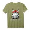 Abstand Halten! Katzenmaske mit Maine Coon Kätzchen - Humorvolles T-Shirt für Katzen- und Maskenliebhaber