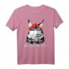 Abstand Halten! Katzenmaske mit Maine Coon Kätzchen - Humorvolles T-Shirt für Katzen- und Maskenliebhaber