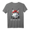 Abstand Halten! Katzenmaske mit Maine Coon Kätzchen - Humorvolles T-Shirt für Katzen- und Maskenliebhaber