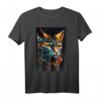 Coole Katze Geometrisch Polygon Style | Katzen T-Shirt für Katzenliebhaber und Tierfreunde – Stylisches Geschenk