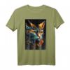 Coole Katze Geometrisch Polygon Style | Katzen T-Shirt für Katzenliebhaber und Tierfreunde – Stylisches Geschenk