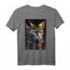 Coole Katze Geometrisch Polygon Style | Katzen T-Shirt für Katzenliebhaber und Tierfreunde – Stylisches Geschenk