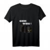 Damen GEH WEG! Lustiges Katzen Spruch T-Shirt mit V-Ausschnitt – Perfektes Geschenk für Katzenliebhaber, Humorvolle Damen und Herren