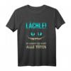 Lustiges Grinse Katze T-Shirt - Witziges Halloween & Party Outfit für Kinder & Erwachsene mit Fieser Katzenmütze