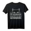 Ich Schnarche Nicht Ich Schnurre Katzen Spruch Geschenk T-Shirt - Lustiges Katzenliebhaber Motiv für Weihnachten & Geburtstag