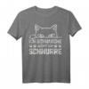 Ich Schnarche Nicht Ich Schnurre Katzen Spruch Geschenk T-Shirt - Lustiges Katzenliebhaber Motiv für Weihnachten & Geburtstag
