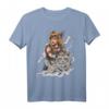 Freyja Göttin Viking Katze T-Shirt – Klassisch geschnitten, doppelt genähter Saum, ideal für Wikinger- und Mythologie-Fans