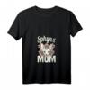 Damen Sphinx Mutter Katzenliebhaber T-Shirt mit V-Ausschnitt - Lustiges Geschenk für Haarlose Katzenbesitzer & Sphynx Enthusiasten