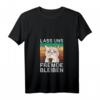 Damen Sarkasmus T-Shirt mit Kaffee & Katze – Lustiges Büro Humor Shirt, Lass uns Fremde bleiben, Perfekt für Morgenmuffel & Freunde