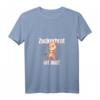 Freches Katzen T-Shirt mit Spruch 'Zuckerbrot ist aus, Zuckerbrot und Peitsche' für Damen & Herren - Klassischer Schnitt, V-Ausschnitt, Humor & Style