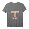 Freches Katzen T-Shirt mit Spruch 'Zuckerbrot ist aus, Zuckerbrot und Peitsche' für Damen & Herren - Klassischer Schnitt, V-Ausschnitt, Humor & Style