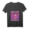 Lustiges Damen Katzen T-Shirt mit Pew Pew Madafakas Katze in Rosa Pink – Perfekt als Geschenk für Katzenliebhaber, Freunde & Familie