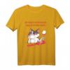 ZU KATZ UND WEIN SAG ICH NIE NEIN - Lustiges Katzen und Wein Design T-Shirt für Tier- und Weinliebhaber, perfekt für Geschenke zu Weihnachten, Geburtstag, Valentinstag und Ostern