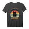 Katze in Kaffeetasse T-Shirt - Lustiges Geschenk für Katzen- und Kaffeeliebhaber