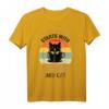 Katze in Kaffeetasse T-Shirt - Lustiges Geschenk für Katzen- und Kaffeeliebhaber