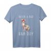 Never A Bad Hair Day Nacktkatze T-Shirt – Lustiges Sphynx Katze Design für Katzenliebhaber, perfekt als Geschenk zu Geburtstag, Ostern, Valentinstag & Weihnachten