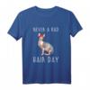 Never A Bad Hair Day Nacktkatze T-Shirt – Lustiges Sphynx Katze Design für Katzenliebhaber, perfekt als Geschenk zu Geburtstag, Ostern, Valentinstag & Weihnachten