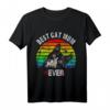 Best Cat Mum Ever Lustiges Katzen T-Shirt für Katzenliebhaberinnen – Vintage Retro Design, ideales Geschenk für Katzenmütter