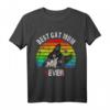Best Cat Mum Ever Lustiges Katzen T-Shirt für Katzenliebhaberinnen – Vintage Retro Design, ideales Geschenk für Katzenmütter