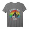 Best Cat Mum Ever Lustiges Katzen T-Shirt für Katzenliebhaberinnen – Vintage Retro Design, ideales Geschenk für Katzenmütter