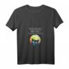 Damen Katzen T-Shirt mit Retro Sunset Design und V-Ausschnitt – Humorvolles Mode-Statement für Katzenliebhaberinnen