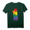 Regenbogen Flagge Pride Monat LGBTQ+ Katze T-Shirt – Buntes Support-Shirt für Pride und LGBTQ+ Community
