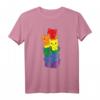 Regenbogen Flagge Pride Monat LGBTQ+ Katze T-Shirt – Buntes Support-Shirt für Pride und LGBTQ+ Community