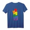 Regenbogen Flagge Pride Monat LGBTQ+ Katze T-Shirt – Buntes Support-Shirt für Pride und LGBTQ+ Community