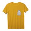 Coole Katze mit Sonnenbrille in der Brusttasche - Lustiges Katzen T-Shirt für Katzenliebhaber, perfekt als Geschenk zu Weihnachten, Jubiläum, Valentinstag oder Geburtstag