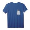 Coole Katze mit Sonnenbrille in der Brusttasche - Lustiges Katzen T-Shirt für Katzenliebhaber, perfekt als Geschenk zu Weihnachten, Jubiläum, Valentinstag oder Geburtstag