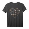 Bezauberndes Katzen T-Shirt mit Katzentypen und Herzmuster – Perfektes Geschenk für Katzenliebhaber, Katzenbesitzer und Kätzchenfans
