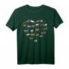 Bezauberndes Katzen T-Shirt mit Katzentypen und Herzmuster – Perfektes Geschenk für Katzenliebhaber, Katzenbesitzer und Kätzchenfans