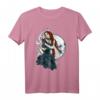 Frau mit schwarzer Katze vor Mond Gothic Fun T-Shirt – Perfektes Geschenk für Katzenliebhaber & Gothic Fans