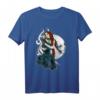 Frau mit schwarzer Katze vor Mond Gothic Fun T-Shirt – Perfektes Geschenk für Katzenliebhaber & Gothic Fans