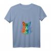Damen HapFrog Katzen T-Shirt mit V-Ausschnitt – Exklusives Design für Tierliebhaber & Tierschutz-Unterstützer
