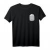 Funny Cute Meme Cat Katzen T-Shirt mit Fake Pocket – Perfektes Geschenk für Katzenliebhaber und Meme-Fans zu Geburtstag, Weihnachten, Mutter- und Vatertag