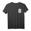 Funny Cute Meme Cat Katzen T-Shirt mit Fake Pocket – Perfektes Geschenk für Katzenliebhaber und Meme-Fans zu Geburtstag, Weihnachten, Mutter- und Vatertag
