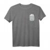 Funny Cute Meme Cat Katzen T-Shirt mit Fake Pocket – Perfektes Geschenk für Katzenliebhaber und Meme-Fans zu Geburtstag, Weihnachten, Mutter- und Vatertag