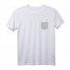 Funny Cute Meme Cat Katzen T-Shirt mit Fake Pocket – Perfektes Geschenk für Katzenliebhaber und Meme-Fans zu Geburtstag, Weihnachten, Mutter- und Vatertag