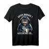Guten Morgen ganz thin Eis... Katze Kaffee T-Shirt - Lustiges Spruchshirt für Morgenmuffel, Schichtarbeiter & Katzenliebhaber
