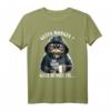 Guten Morgen ganz thin Eis... Katze Kaffee T-Shirt - Lustiges Spruchshirt für Morgenmuffel, Schichtarbeiter & Katzenliebhaber